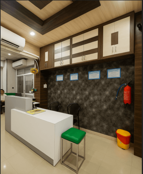 Reception and consultation area